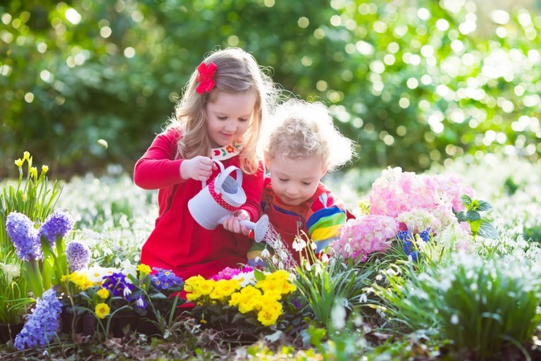 children playing